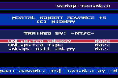 Mortal Kombat Advance Trainer Menu by Venom   1620393026